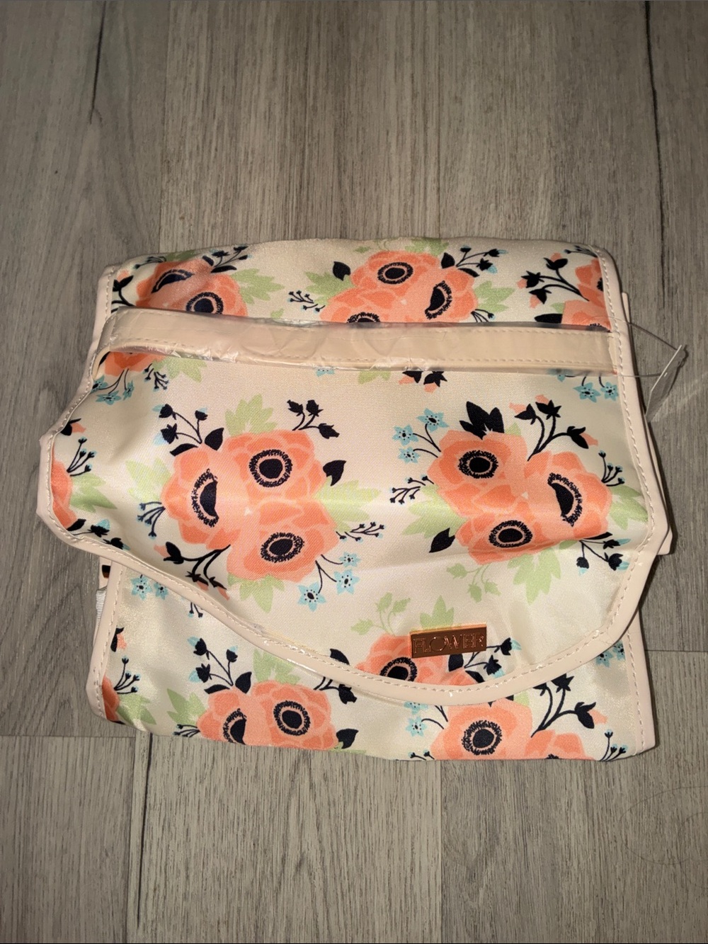 FLOWER Beauty- Foldover Cosmetics Bag